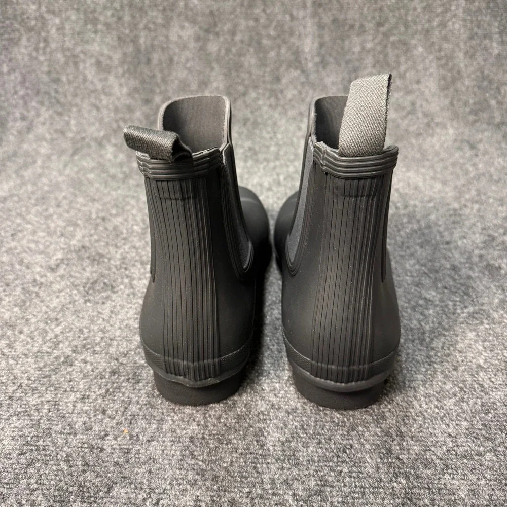Men's Hunter Chelsea Rain Boots Matte Gray‎ Rubber Waterproof Size 11 Spring